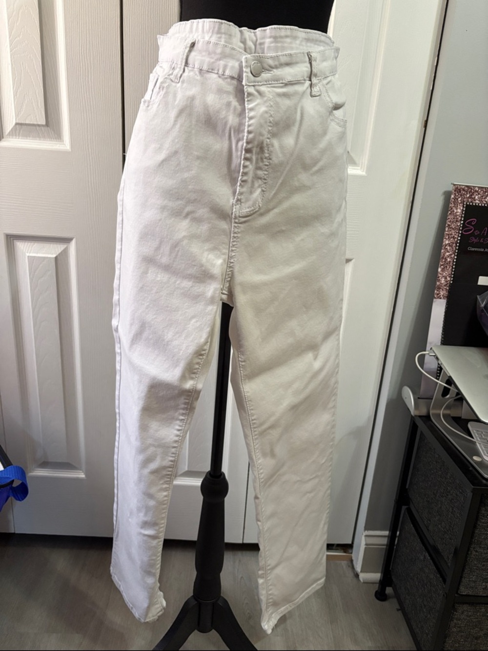 White Stretch Jeans